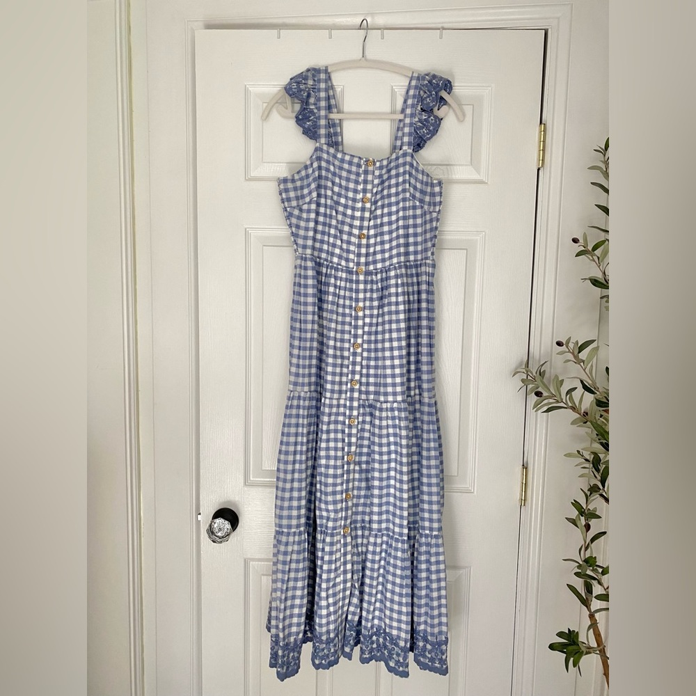 Shabby Chic Maman & Moi gingham dress size 8 US